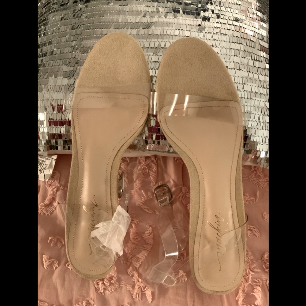 Brand New....Classy &Clear low heel shoe by Mackin Girl ..... NEVER WORN